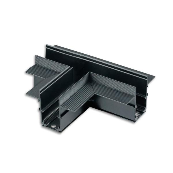 Track48 T-Schiene horizontal für Trockenbauschiene, schwarz, nicht stromführend
