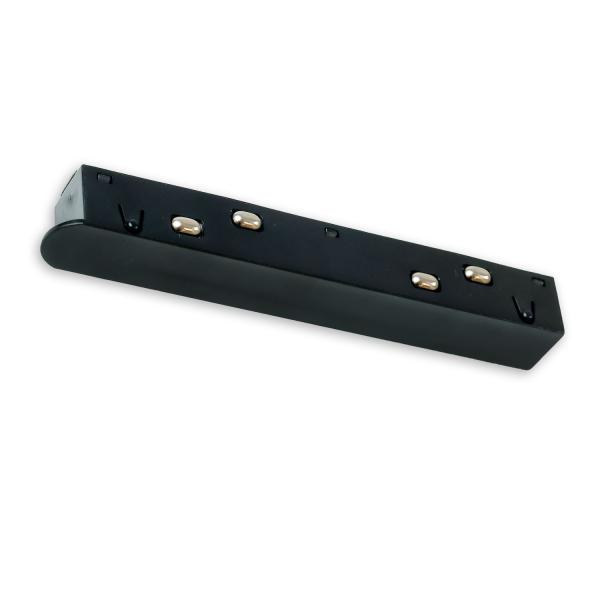 Track48 Linear-Verbinder-Mini, starr, stromführend, schwarz, max. 6A, 4-polig