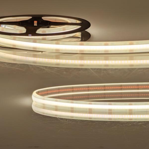LED HT927/960 CCT Flexband für bis zu 100°C Umgebung, 24V DC, 10W|10W, IP68, 5m Rll, 640 LED/m