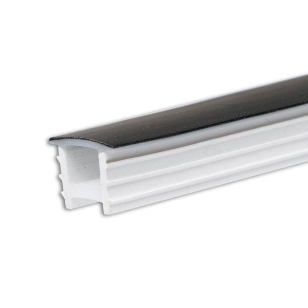 FLEX-COVER10 Twist+Bend, Silikon, schwarz, 5% Transm., 5m Rolle
