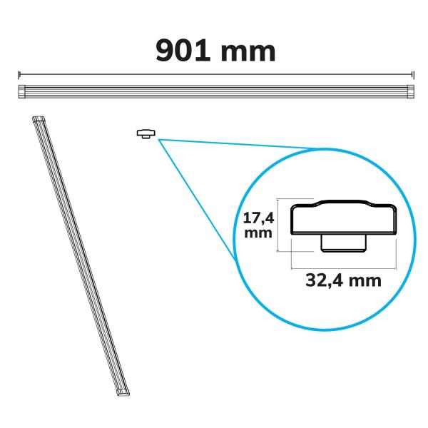 LINKLINE50 UP-Modul 10W für 120cm LED Hängeleuchte LINKLINE50 weiß