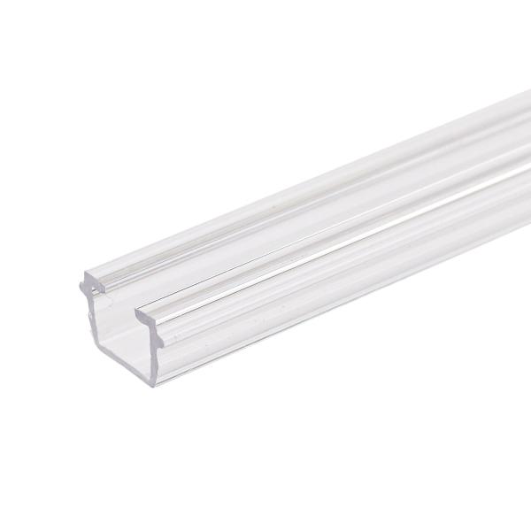 Gardinen-Inlay klar, Innenformat B=9.7 H=6.5mm Schlitz 6mm, 100cm