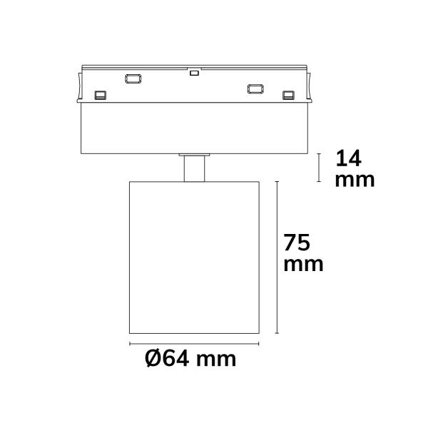 Track48 Bluetooth-Speaker, 10W, schwarz, Host-/Subeinheit