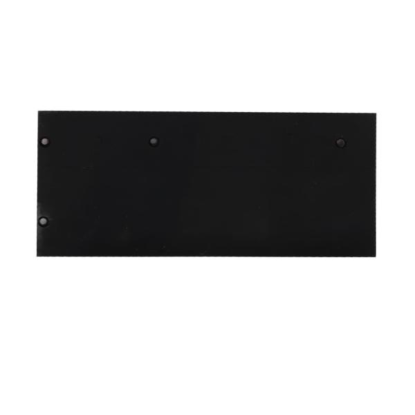 Endkappe Alu EC129 für Curtain10 DOUBLE mit VISOR, 1 Paar (links & rechts), weiß