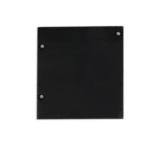 Endkappe Alu EC133 für Curtain10 ONE FLAT mit VISOR, 1 Paar (links & rechts), weiß