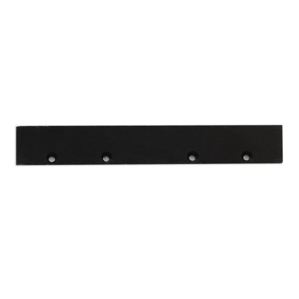Endkappe Alu EC128 für Curtain10 DOUBLE, 2 Stück, schwarz