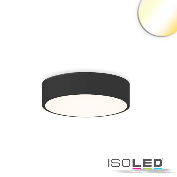 LED Deckenleuchte UGR<19 2H, schwarz, 30W, IP44, DN400, ColorSwitch 2700|3000|4000K, DALI dimmbar